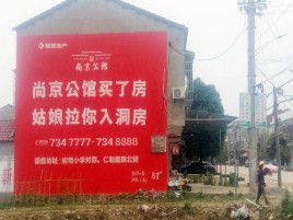 祥云墙体广告在乡镇、农村市场的媒体优势