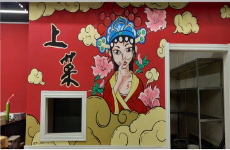 祥云墙体彩绘的发展和应用