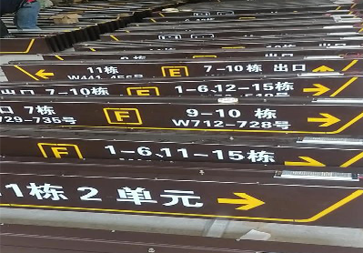 祥云广告标识中，常见的几种安装方式。