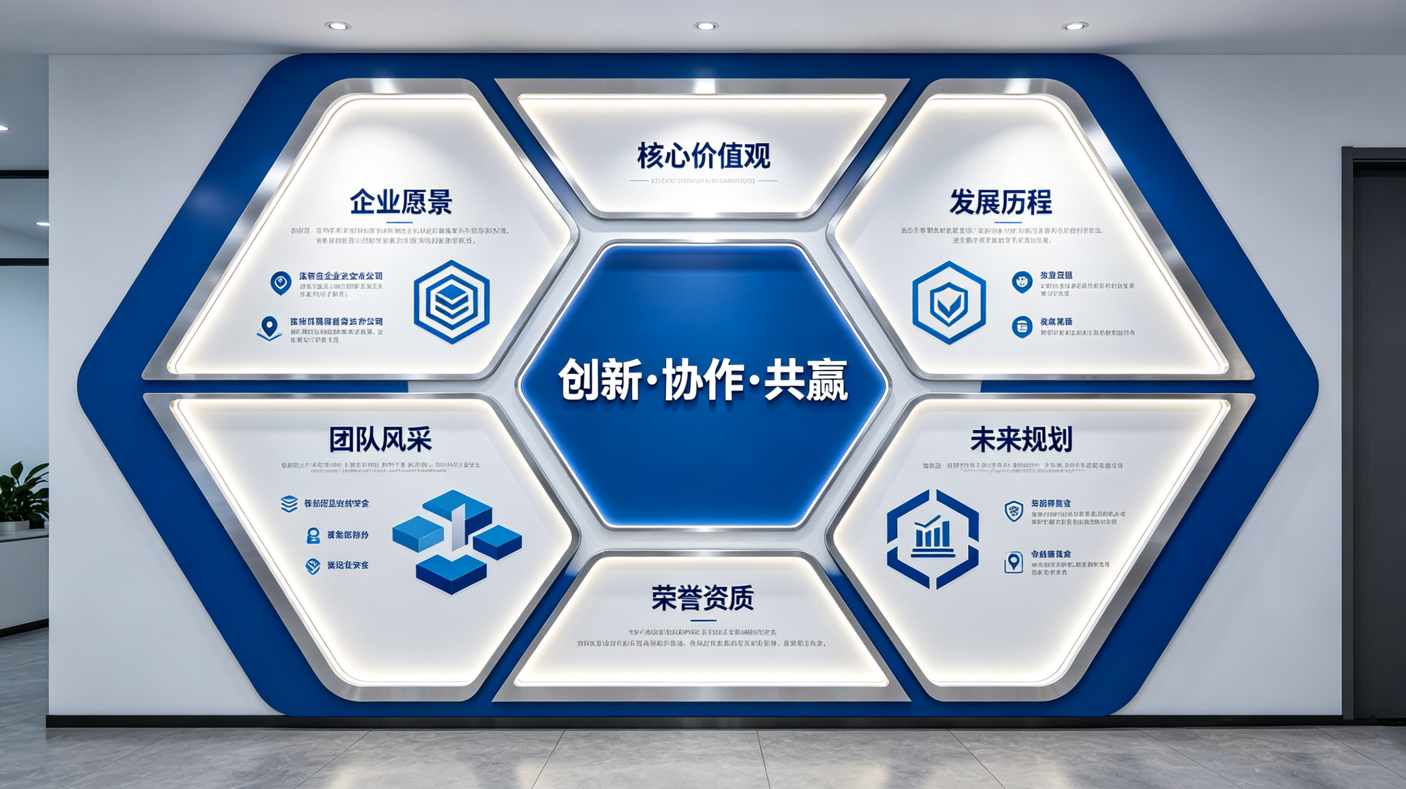 祥云企业文化墙六边形避坑指南（新手常犯5个错误）